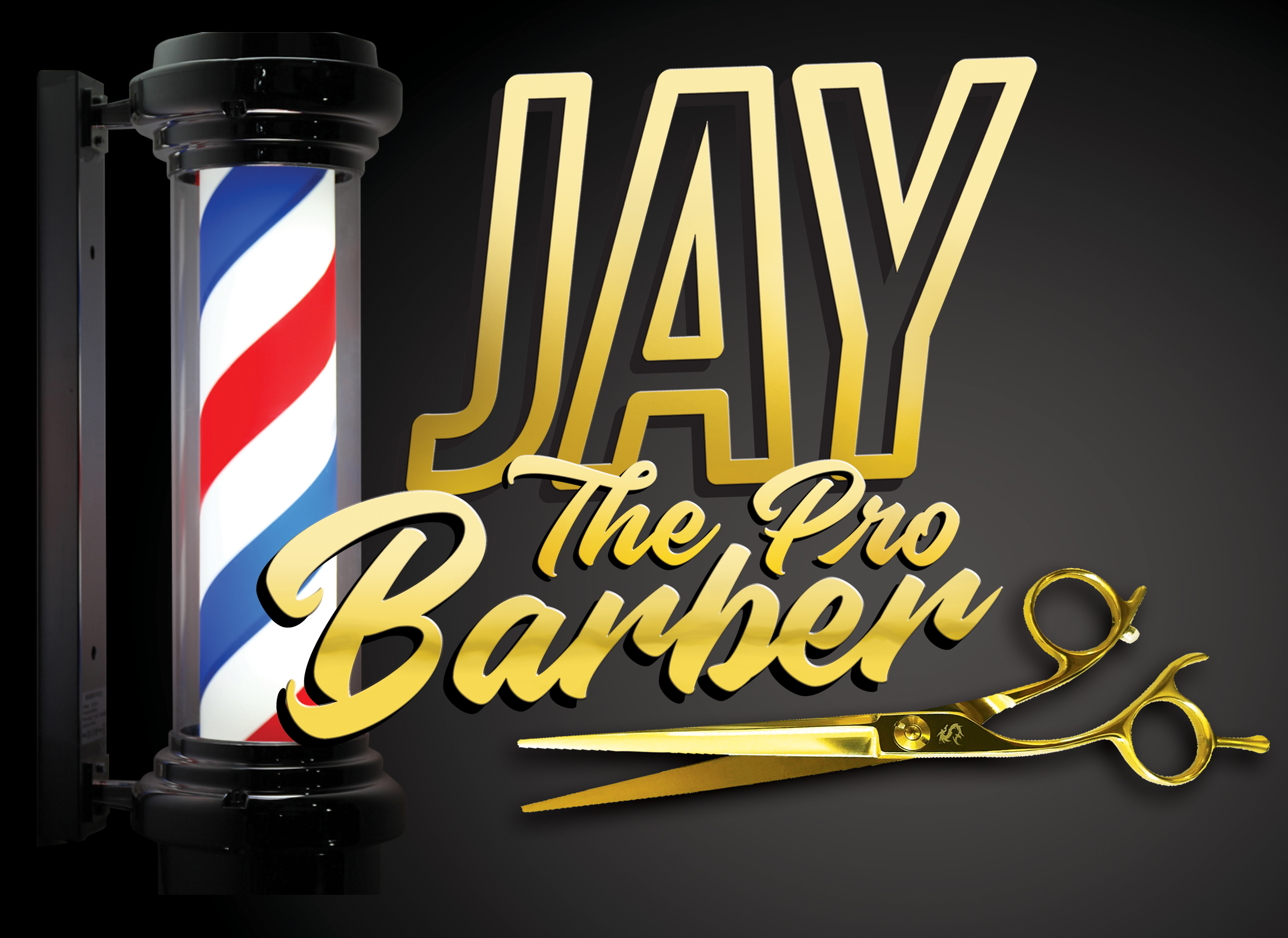 Jay The pro Barber Logo