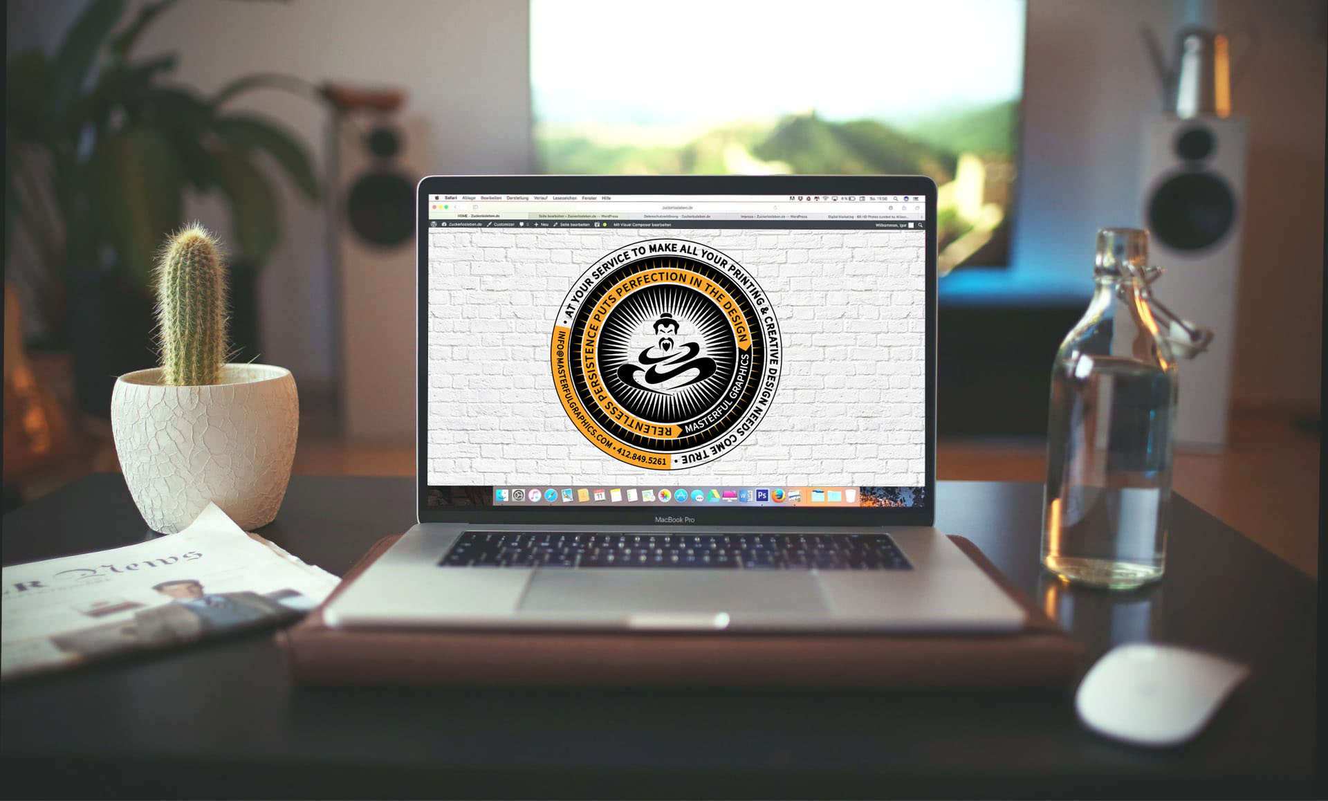 Masterful Graphic Website Screen Shot